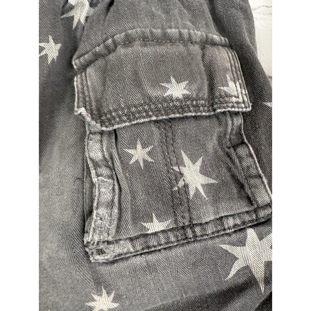 Hanna Andersson Boys Bottoms Set Tan Khaki Cargo Shorts Gray Star Size 90 US 3T - Picture 5 of 9